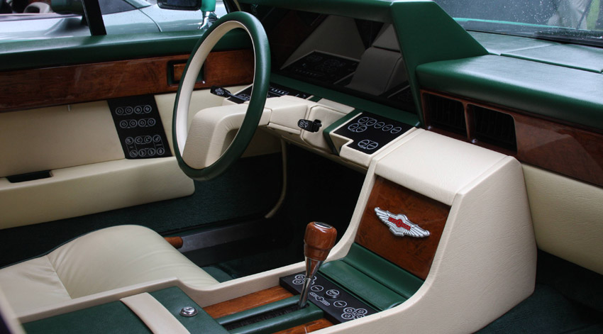 Aston Martin Lagonda, vista interior