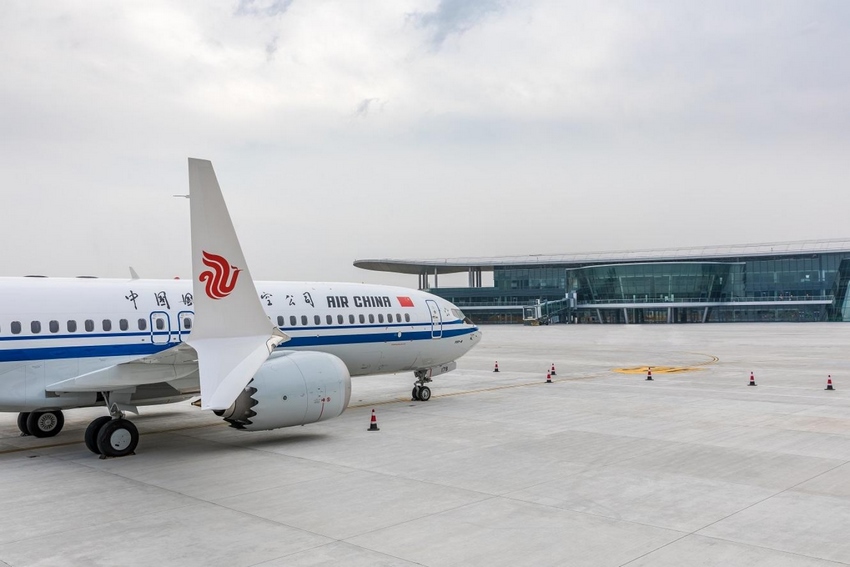 El B-737MAX 8 de Boeing Commercial Airplanes en Air China