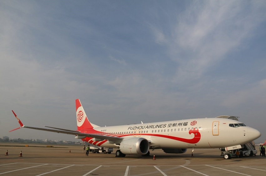 Boeing B-737MAX 8 de Fuzhou Airlines