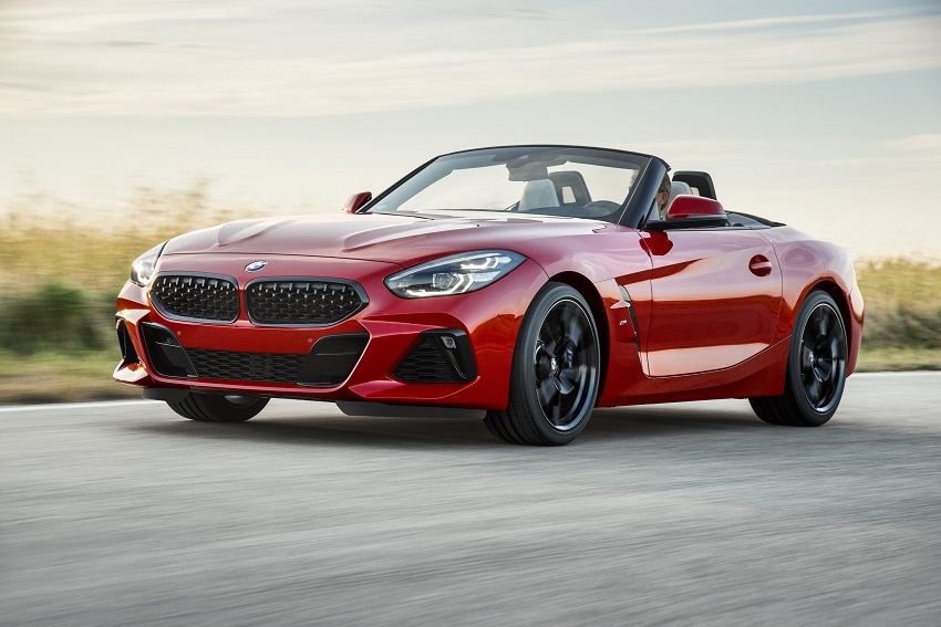 BMW Z4 en rojo