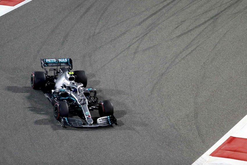 Lewis Hamilton de Mercedes-AMG en Bahrain