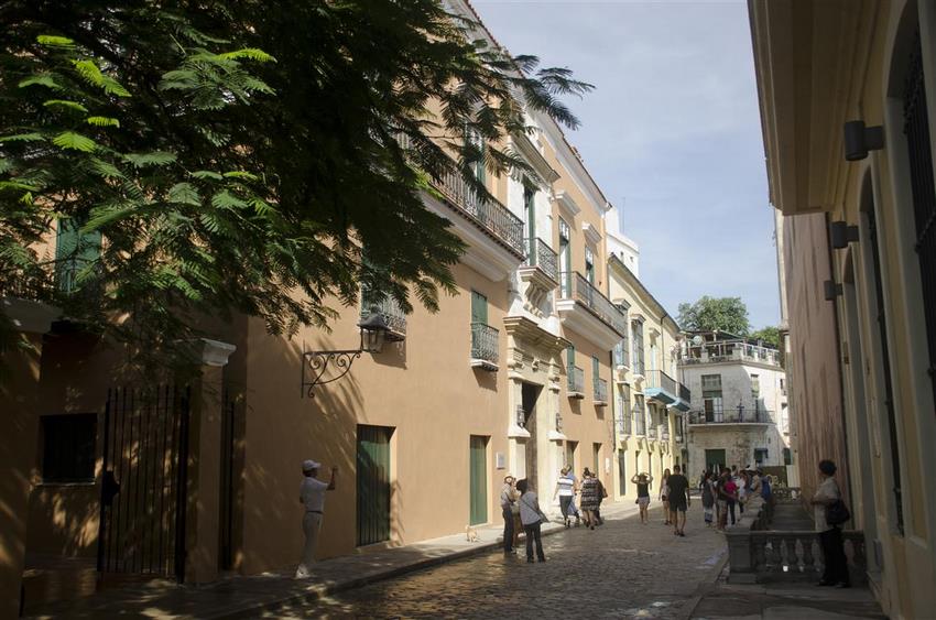 Fachada de la Calle Mercaderes