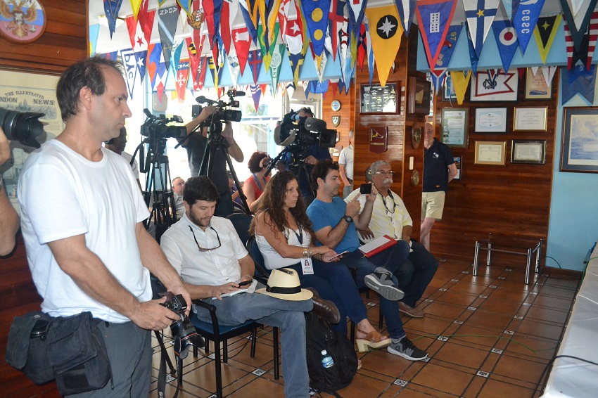 La prensa estuvo presente en la Regata Náutica Copa República de la Concha