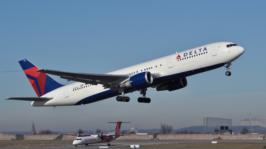 Delta airlines B767