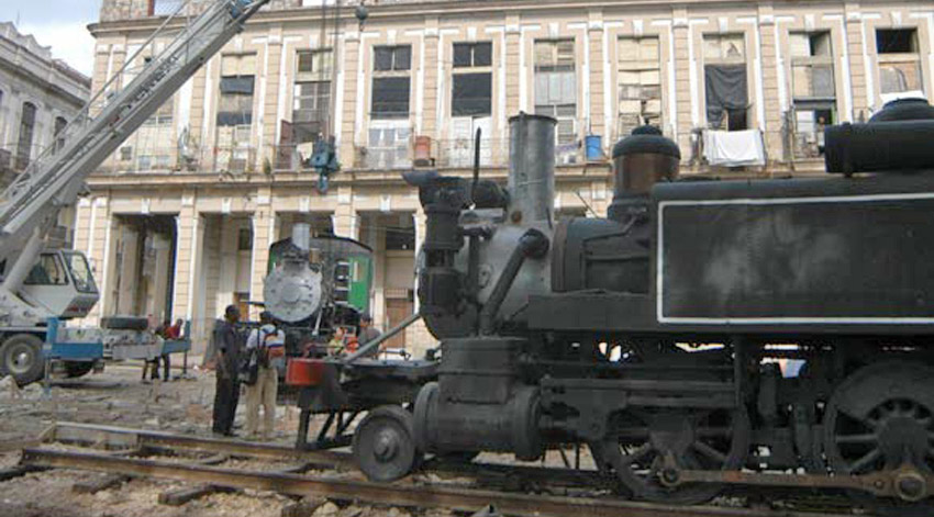 Proceso de restauración de la locomotora