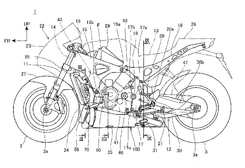 Honda RVF1000 bocetos