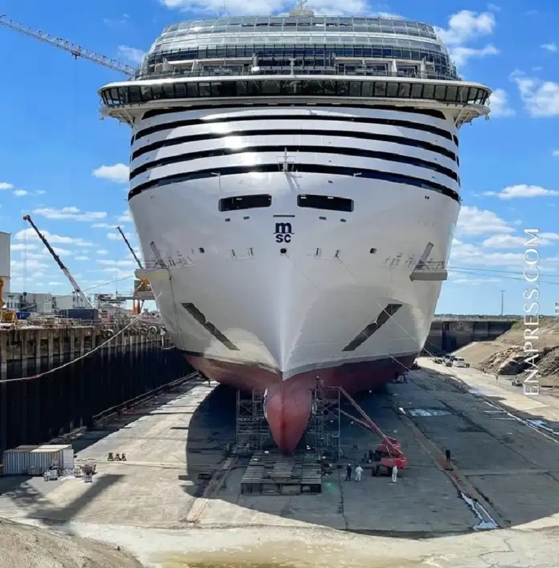 MSC World Europa, el primer barco propulsado por Gas Natural Licuado