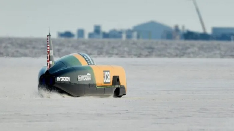 JCB Hydromax: el vehículo de hidrógeno que supera los 600 km/h