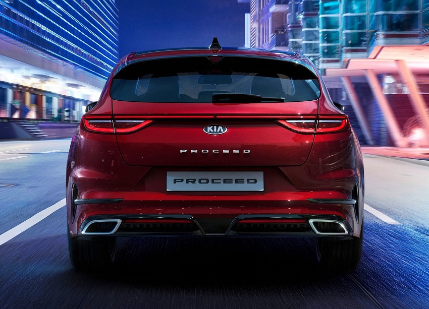 Kia ProoCeed parte trasera