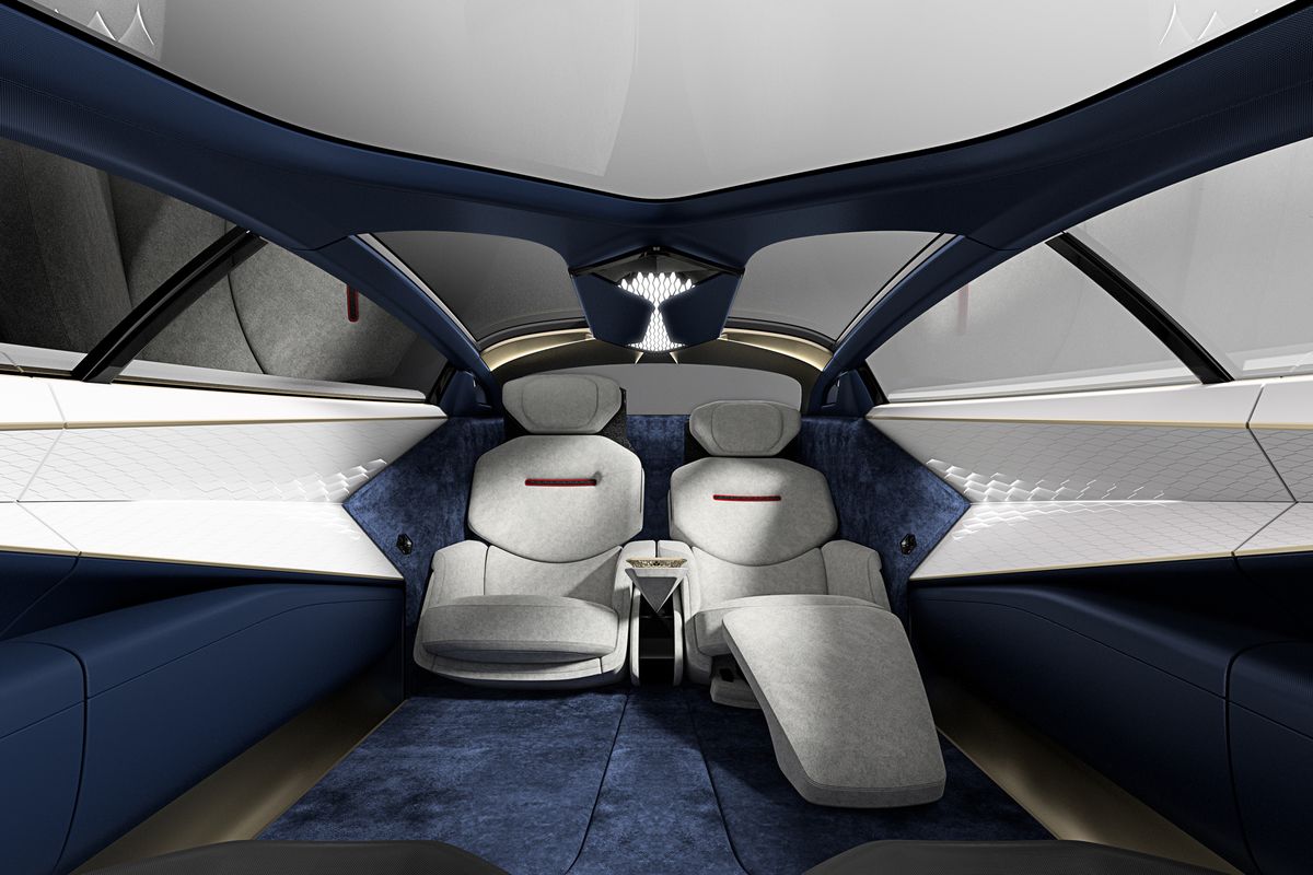 Lagonda Vision Concept, vista interior