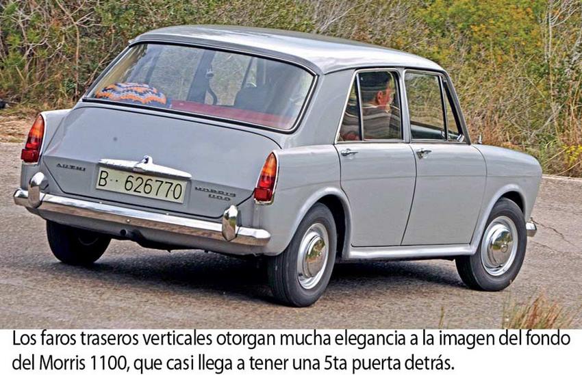 Morris 1100 vista trasera