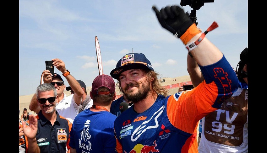 Toby Price (KTM) Ganador Categoria Motos Rally Dakar 2019