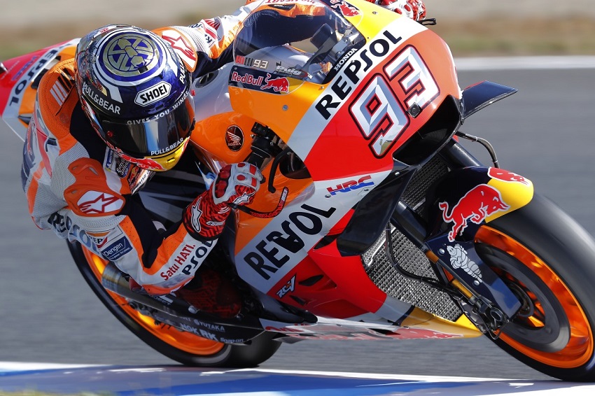 Marc Marquez en su honda