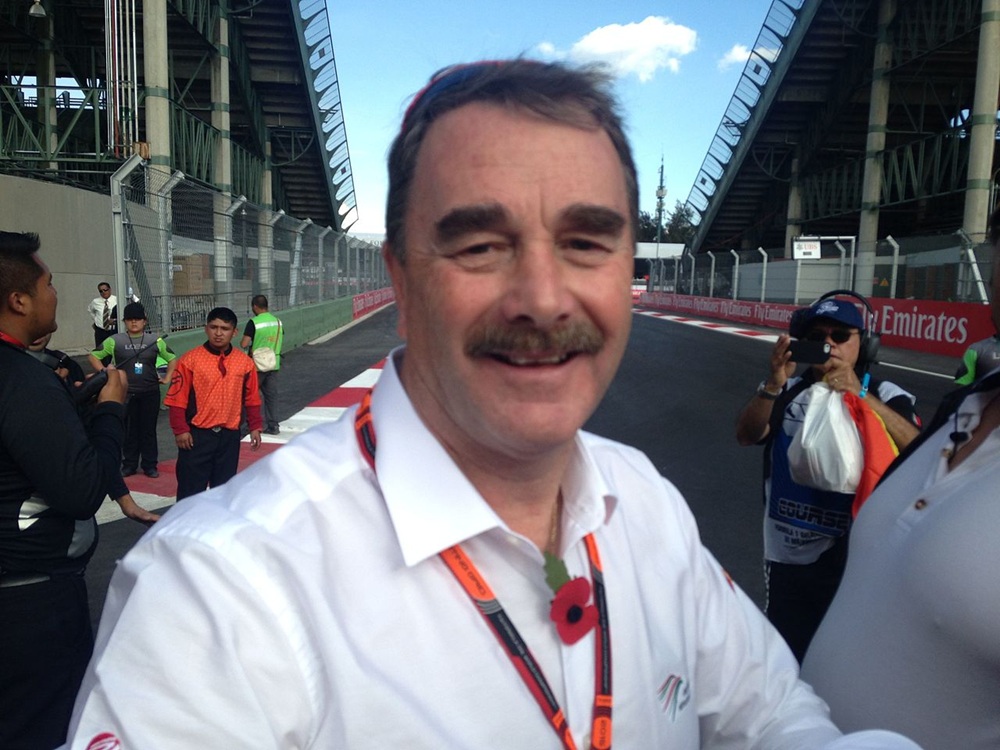 Nigel Mansell, piloto británico de automovilismo