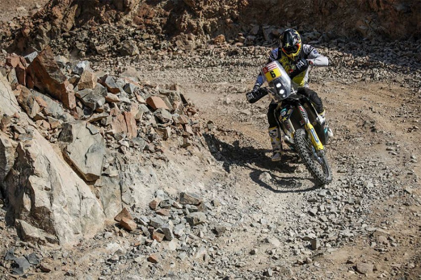 El chileno Pablo Quintanilla (Husqvarna) Etapa 7 Dakar-2019