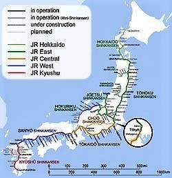 shinkansen rutas