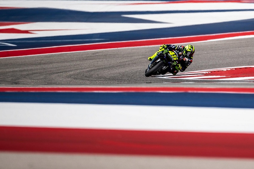 Valentino Rossi en el GP de Austin 2019