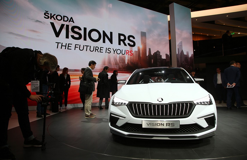 Skoda Vision RS en exibición