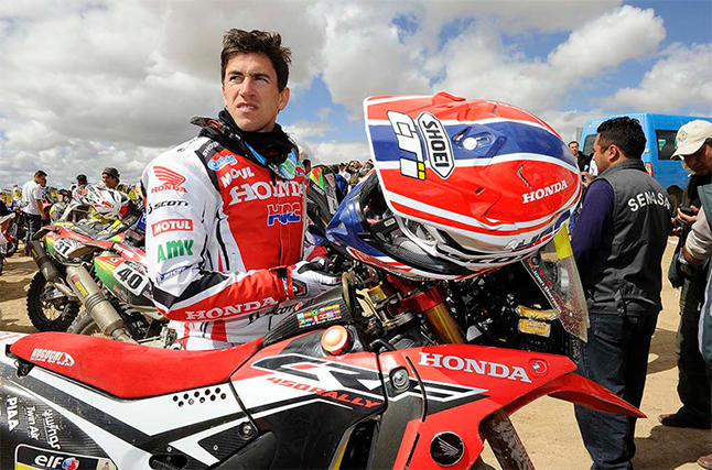 Joan Barreda en el Dakar 2014