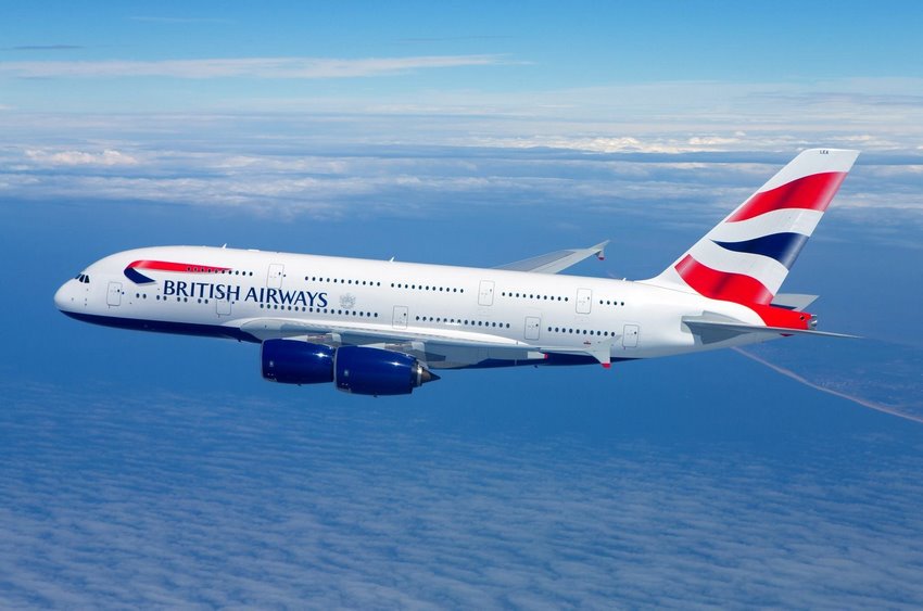 Vuelo en un avión de British Airways