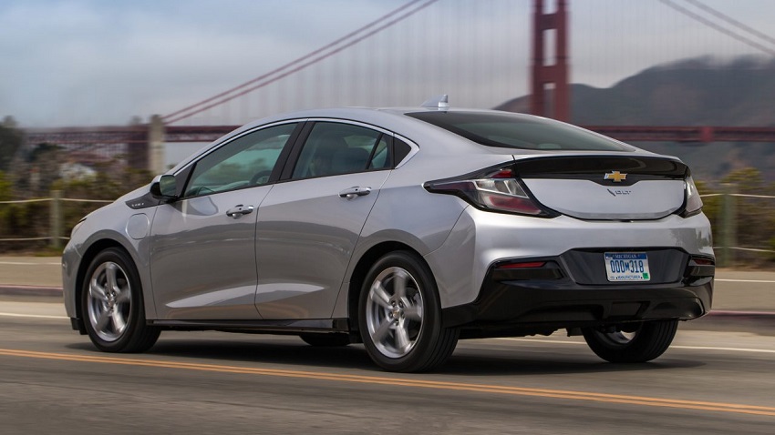 Chevrolet Volt 2019 vista lateral gris