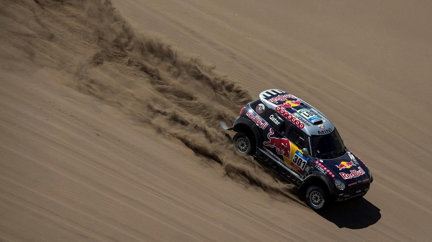 Rally Dakar 2019 coche Redbull mini