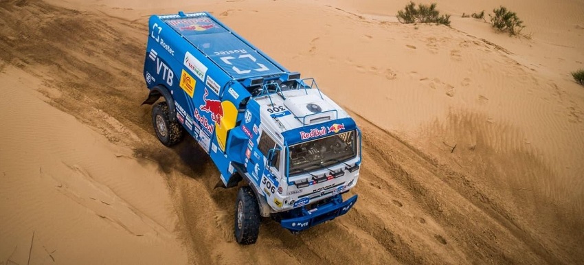 Andrey Karginov con su Kamaz en Rally Dakar 2019