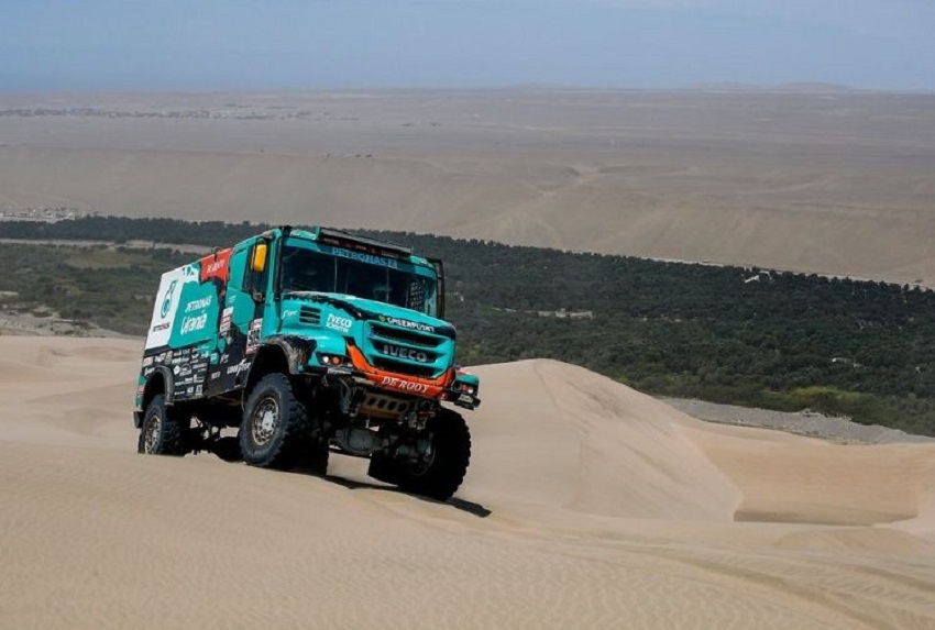 El holandés Gerard De Rooy (Iveco) Etapa 7 Rally Dakar-2019