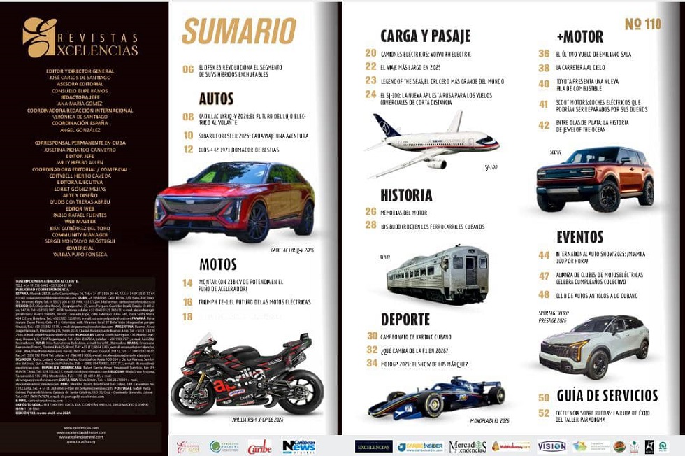 Excelencias del Motor estrena su edición 110 