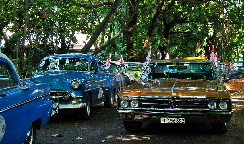 XIV Rally de Regularidad de Autos Antiguos “A lo cubano” Copa Castrol 2018 en los Jardines de Tropicana