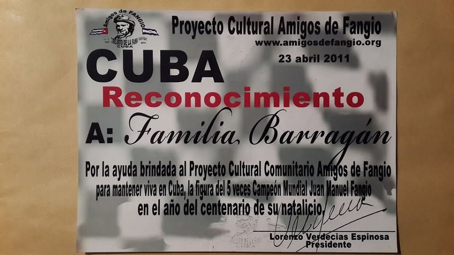 Fernando Barragán de nuevo en Cuba