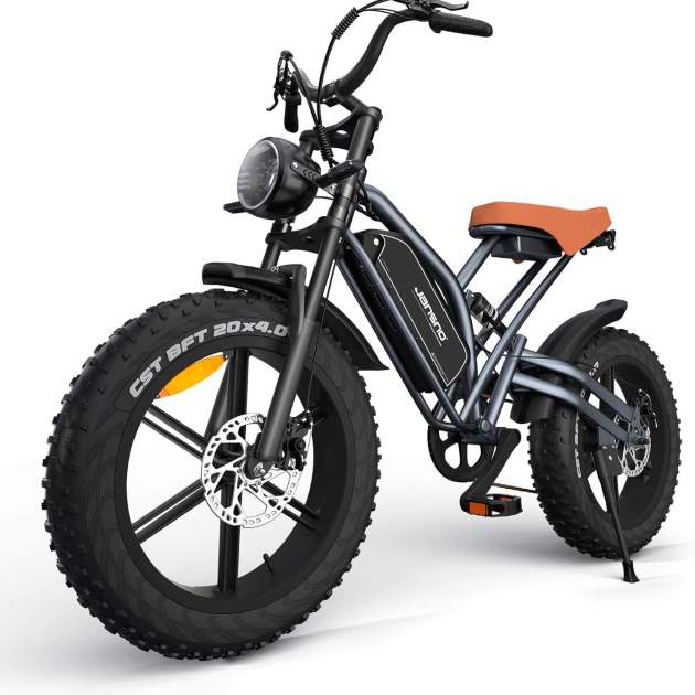 La bicicleta eléctrica que asemeja una moto retro