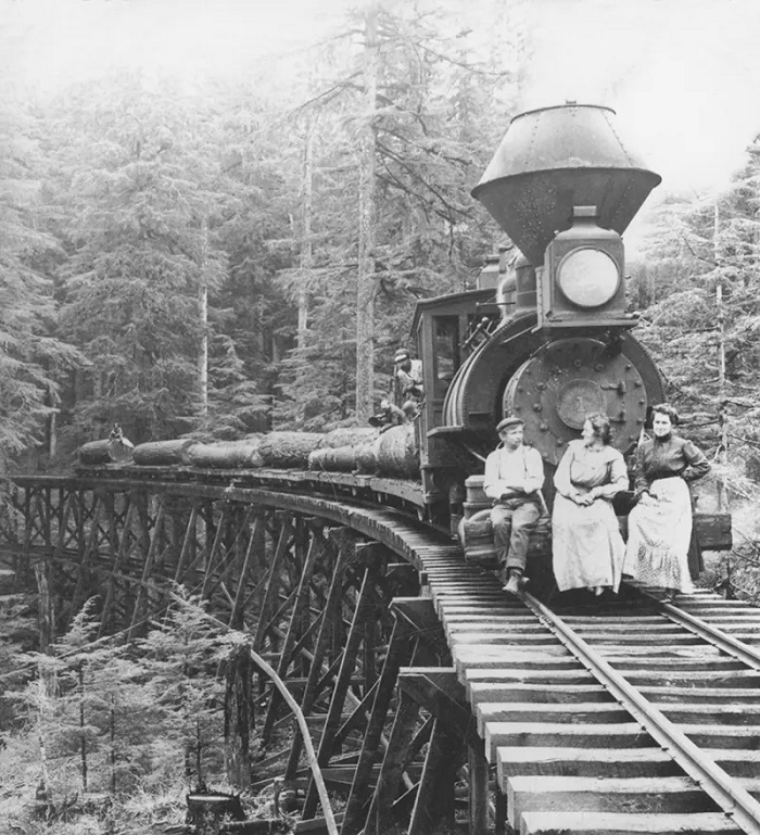 Los puentes de madera en los ferrocarriles de EE.UU.