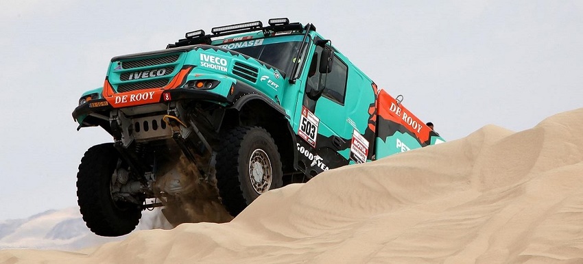 El holandés Gerard De Rooy (Iveco) Rally Dakar-2019