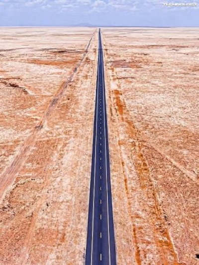Highway 10: la carretera más recta del mundo