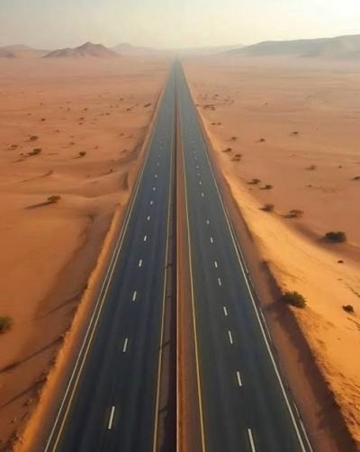 Highway 10: la carretera más recta del mundo