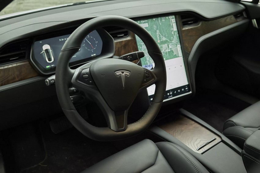 Interior tesla Model S