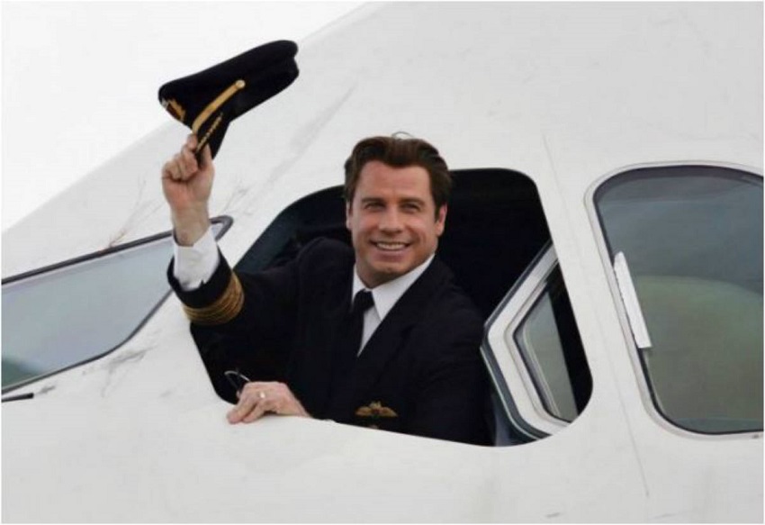 John Travolta en su jets privado