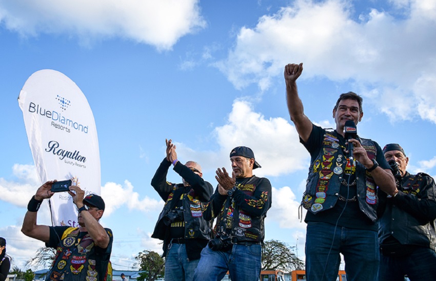 Asociación Latinoamericana  de Motocicletas (L.A.M.A, por sus siglas en inglés) iniciaron este jueves el 9no Rally Nacional