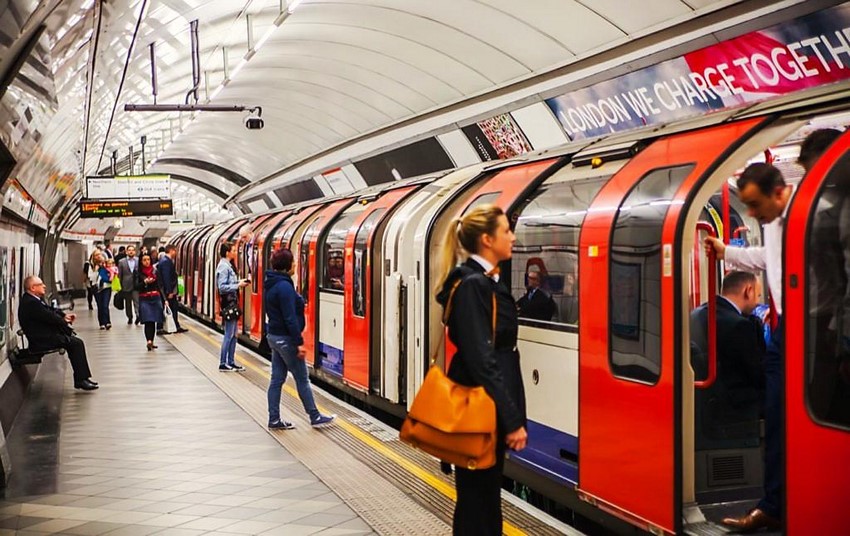 Estación del Metro de Londres.