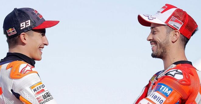 MArc Marquez y Andrea Dovizioso