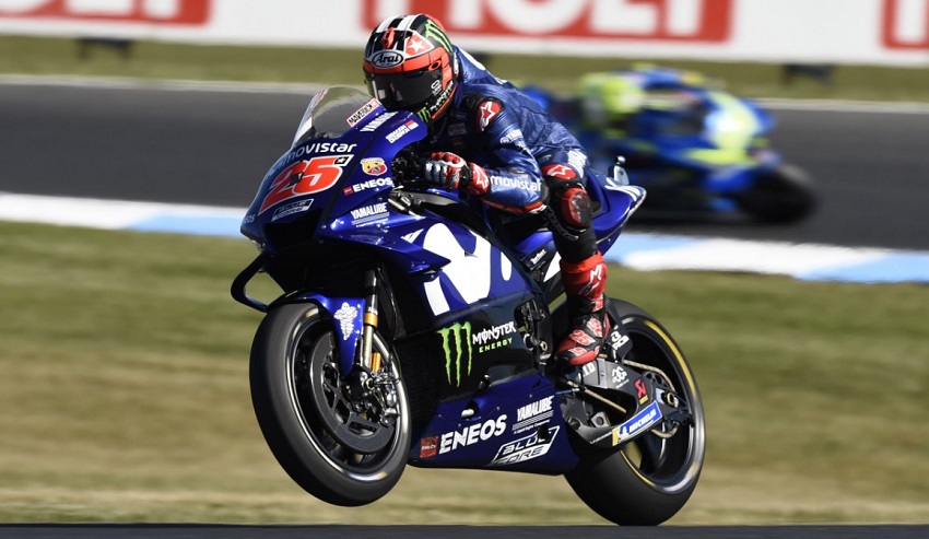 Maverick Viñales en su Yamaha