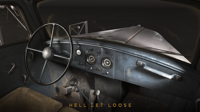 Interior del Opel Blitz