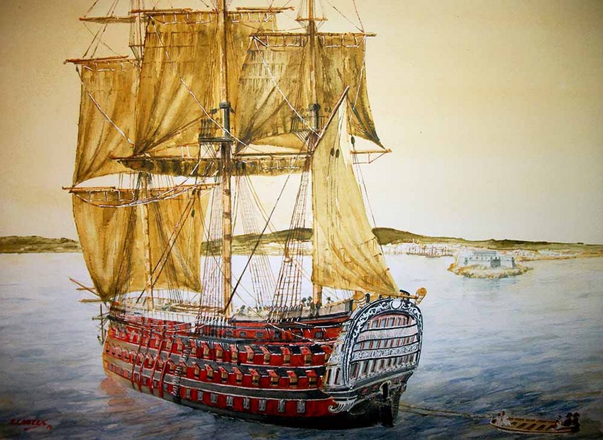 Barco Santísima Trinidad  (Barcos Famosos II)