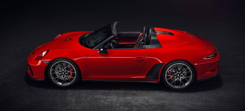 Porsche 911 Speedster Concept II Rojo vista lateral