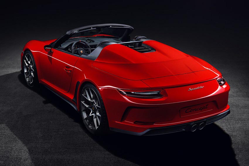 Porsche 911 Speedster Concept II pate trasera