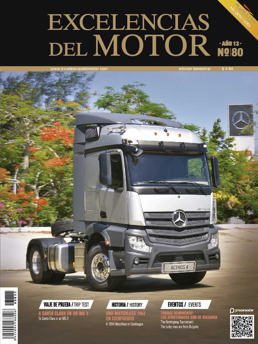 Portada de la revista Excelencias del Motor 80