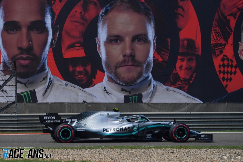 Valtteri Bottas el GP número 1000 de Fórmula 1 en China 2019