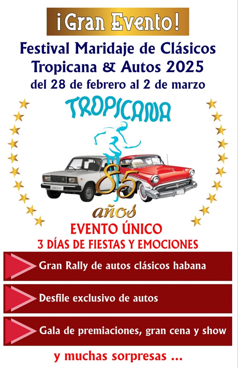 Rally y desfile aniversario 85 del Cabaret Tropicana 