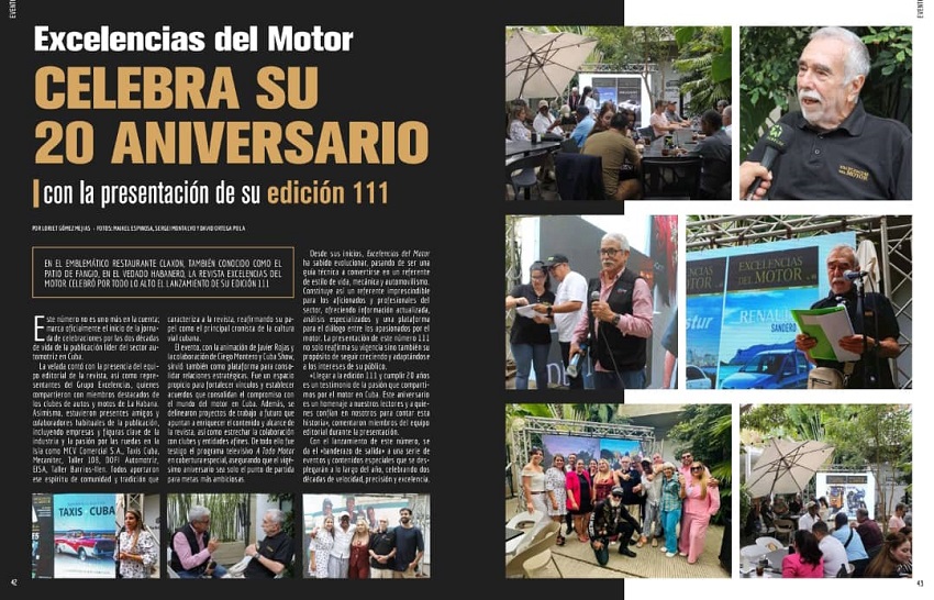 Excelencias del Motor lanza su edición No. 112